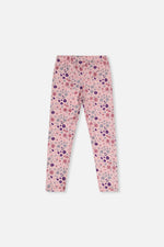Printed Leggings Pink Printed Daisies - J20Z61_2J311