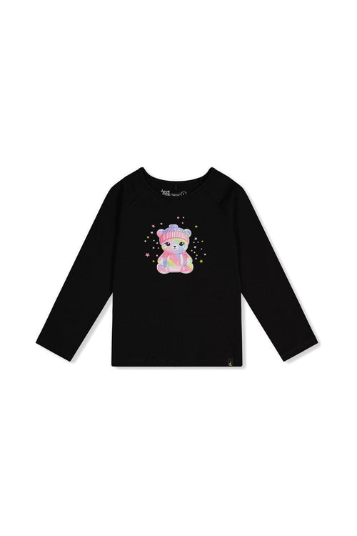 Raglan Organic Cotton T-Shirt Black - J20Z70_09990