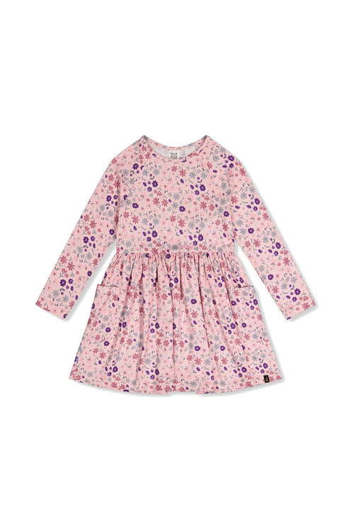 Long Sleeve Dress Rose Print Daisies - J20Z86_2J311