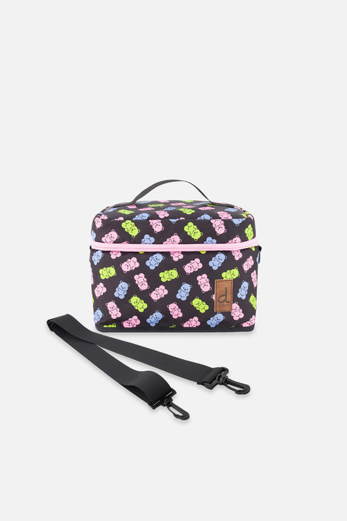 Lunch Box Black Printed Gummy Bears - J20ZBL_2J033