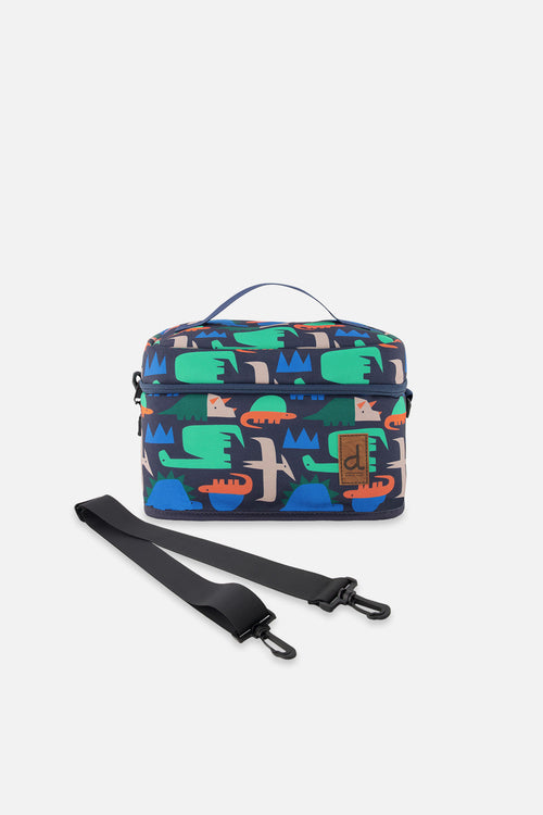 Lunch Box Navy Dinosaur Print - J20ZBL_2J051