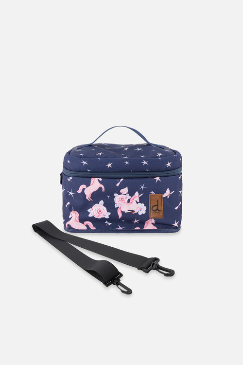 Lunch Box Navy Unicorn Print - J20ZBL_2J083