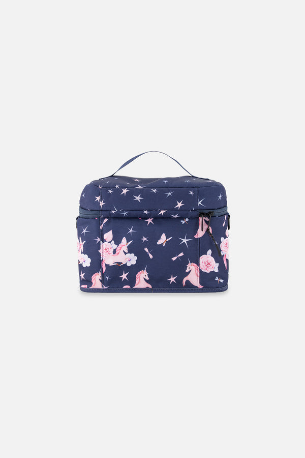 Lunch Box Navy Unicorn Print - J20ZBL_2J083