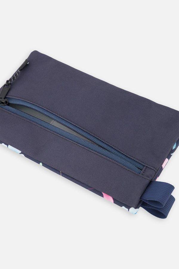 Pencil Case Blue Floral Print - J20ZEC_2J023