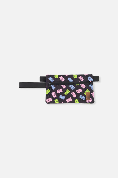 Pencil Case Black Printed Gummy Bears - J20ZEC_2J033
