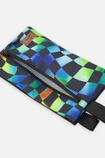 Pencil Case Blue Checkered Print - J20ZEC_2J054