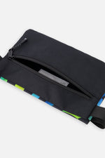 Pencil Case Blue Checkered Print - J20ZEC_2J054