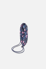 Drawstring Bag Blue Floral Print - J20ZSC_2J023