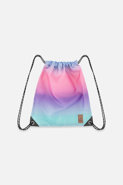 Drawstring Bag Blue And Mauve Gradient - J20ZSC_2J039