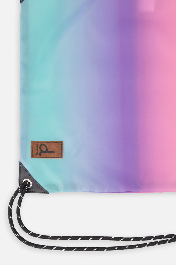 Drawstring Bag Blue And Mauve Gradient - J20ZSC_2J039