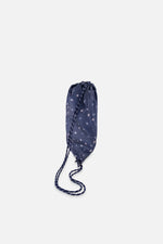 Drawstring Bag Navy With Star Print - J20ZSC_2J086