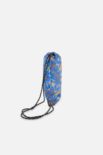 Drawstring Bag Blue Dinosaur Print - J20ZSC_2J091