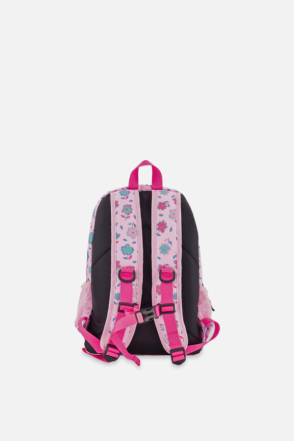 Little Kids Backpack Pink Printed Flowers - J20ZSD2_2J084