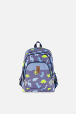Little Kids Backpack Blue Printed Dinos - J20ZSD2_2J089