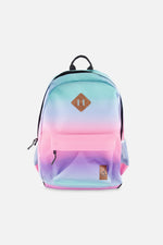 Kids Backpack Blue And Mauve Gradient - J20ZSD_2J039