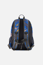 Kids Backpack Blue Dinosaur Print - J20ZSD_2J091