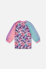 Apron Black Floral Print