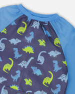 Apron Blue Printed Dinos - J20ZTA_2J089