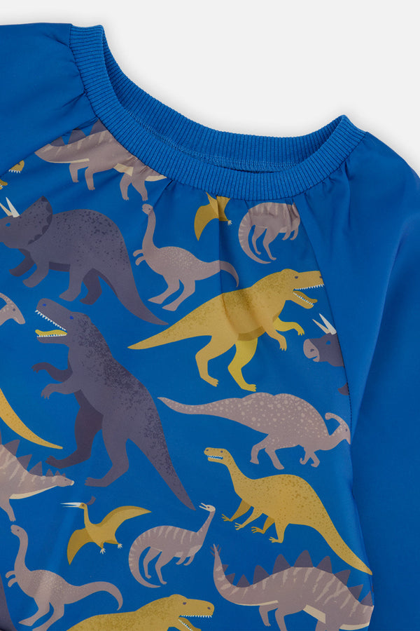 Apron Blue Dinosaur Print - J20ZTA_2J091