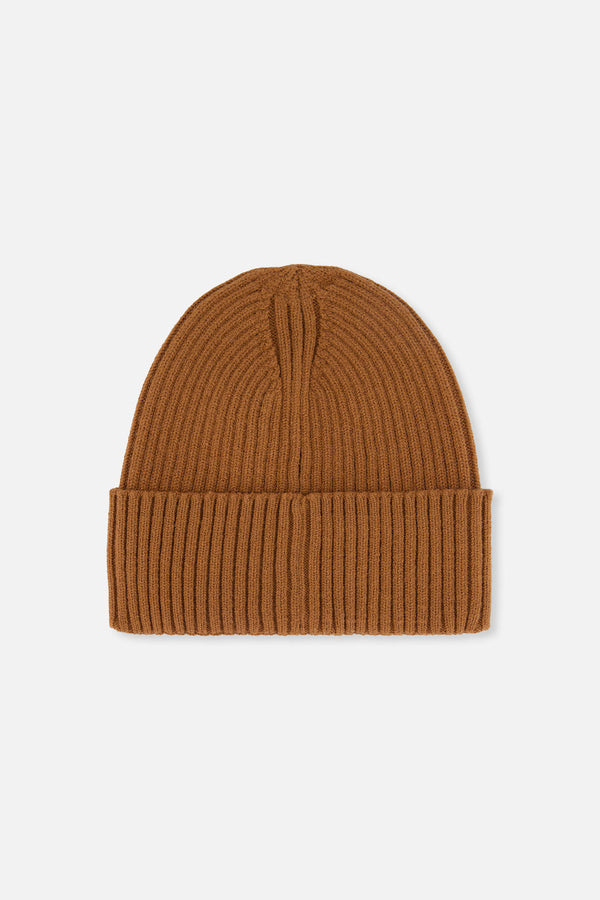 Ribbed Knit Hat Brown Sugar - J20ZW01_01740