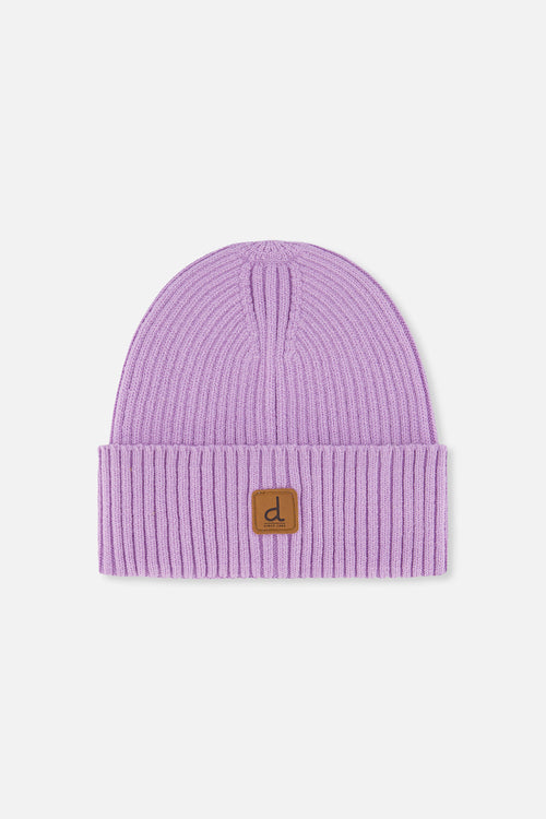 Ribbed Knit Hat Lavender - J20ZW01_05440