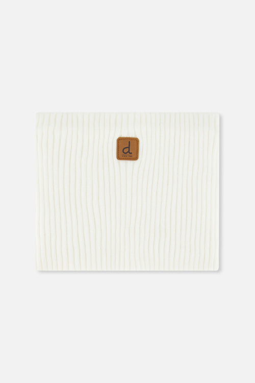 Baby Ribbed Knit Neckwarmer Off-White - J20ZW02B_01880