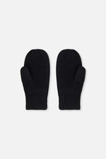 Knit Mittens Black - J20ZW07_09990
