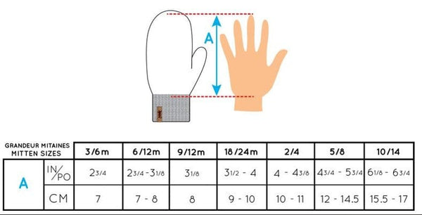 Infant Knit Mittens Off-White Winter Accessories Deux par Deux