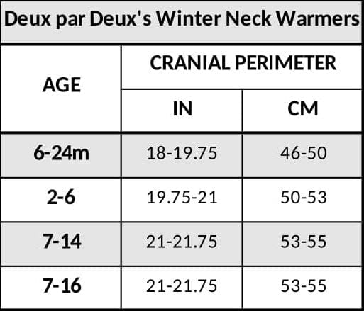 Polar Fleece Neckwarmer Navy Blue Winter Accessories Deux par Deux