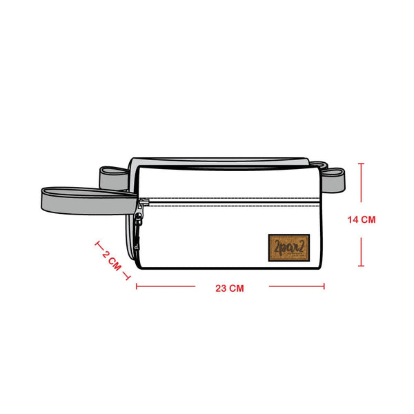Double Pencil Case Smiley Face Girl - H20ZEC_018