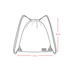 Drawstring Bag Navy With Star Print - J20ZSC_2J086