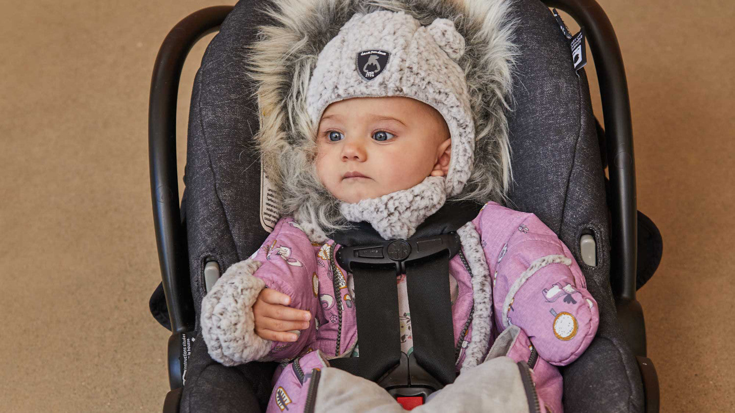 how to put coat on baby