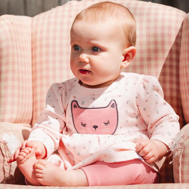 Shirts and t-shirts for baby girls from 3 to 24 months