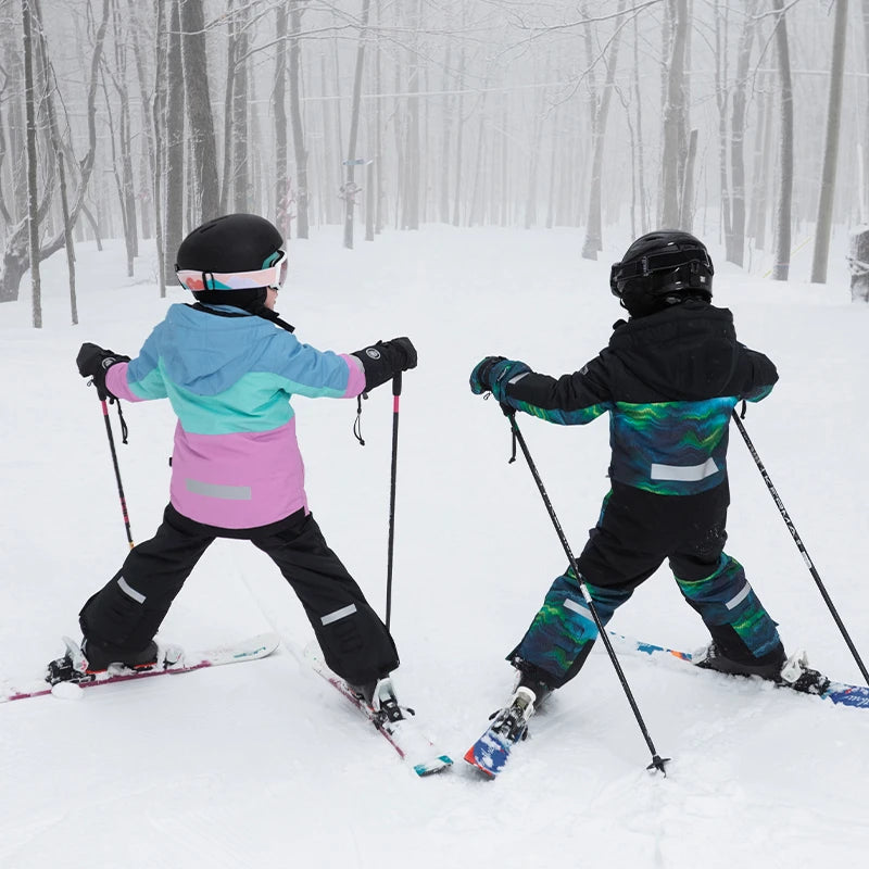 Ski suits, jackets and pants for kids from 2 to 16 years