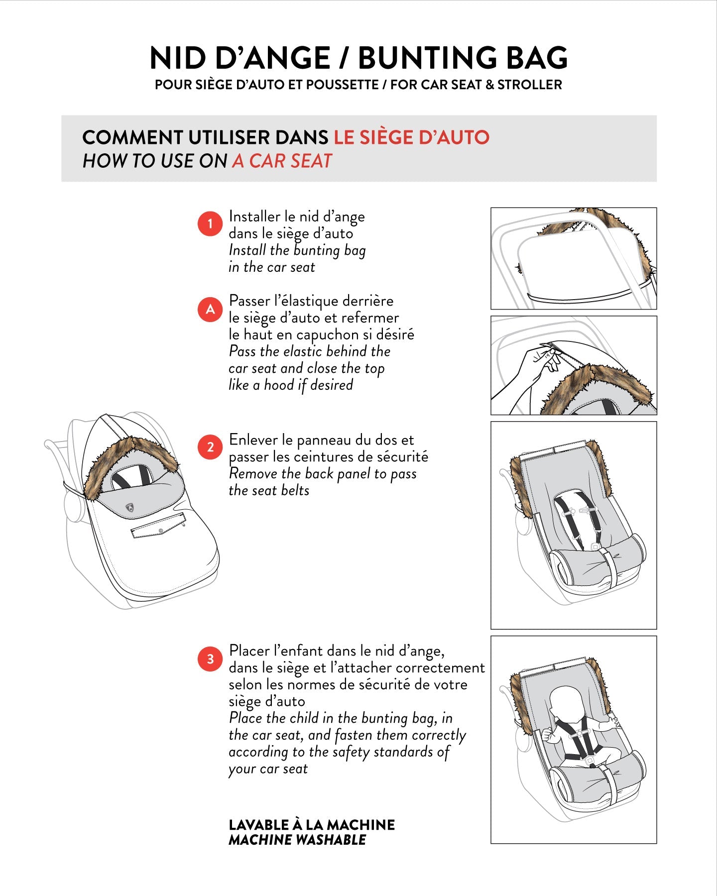 Bunting Bag For Car Seats & Strollers Beige - J10A401_01470
