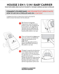 Multi-Function Baby Carrier For Car Seats And Strollers Off White - J10A403_01880