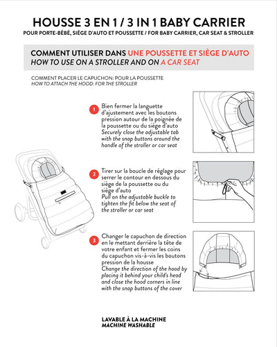 Multi-Function Baby Carrier For Car Seats And Strollers Off White - J10A403_01880