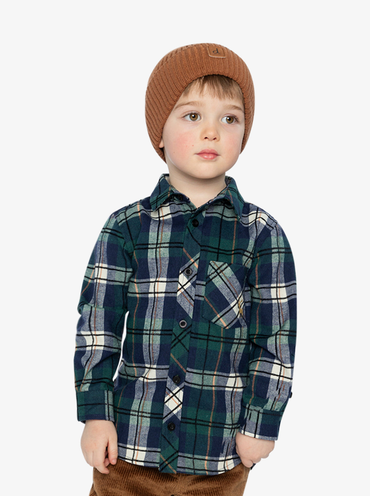 Fireside Plaid holiday look