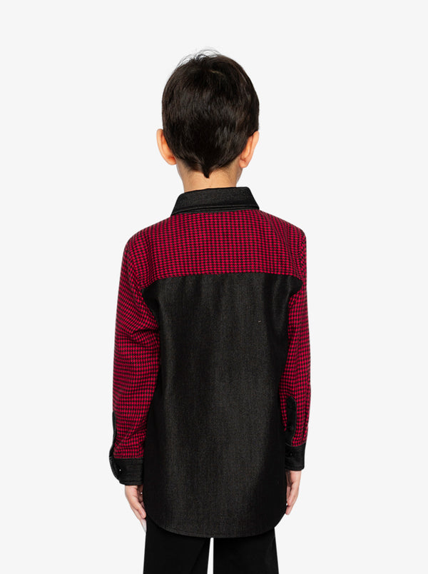 Houndstooth Hero holiday look