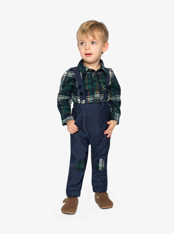 Tartan Tot holiday look