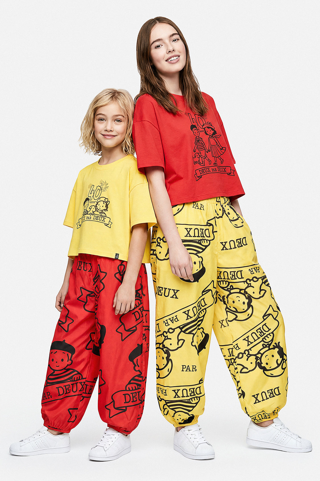 T-shirt graphique boxy adulte 40e anniversaire jaune miel