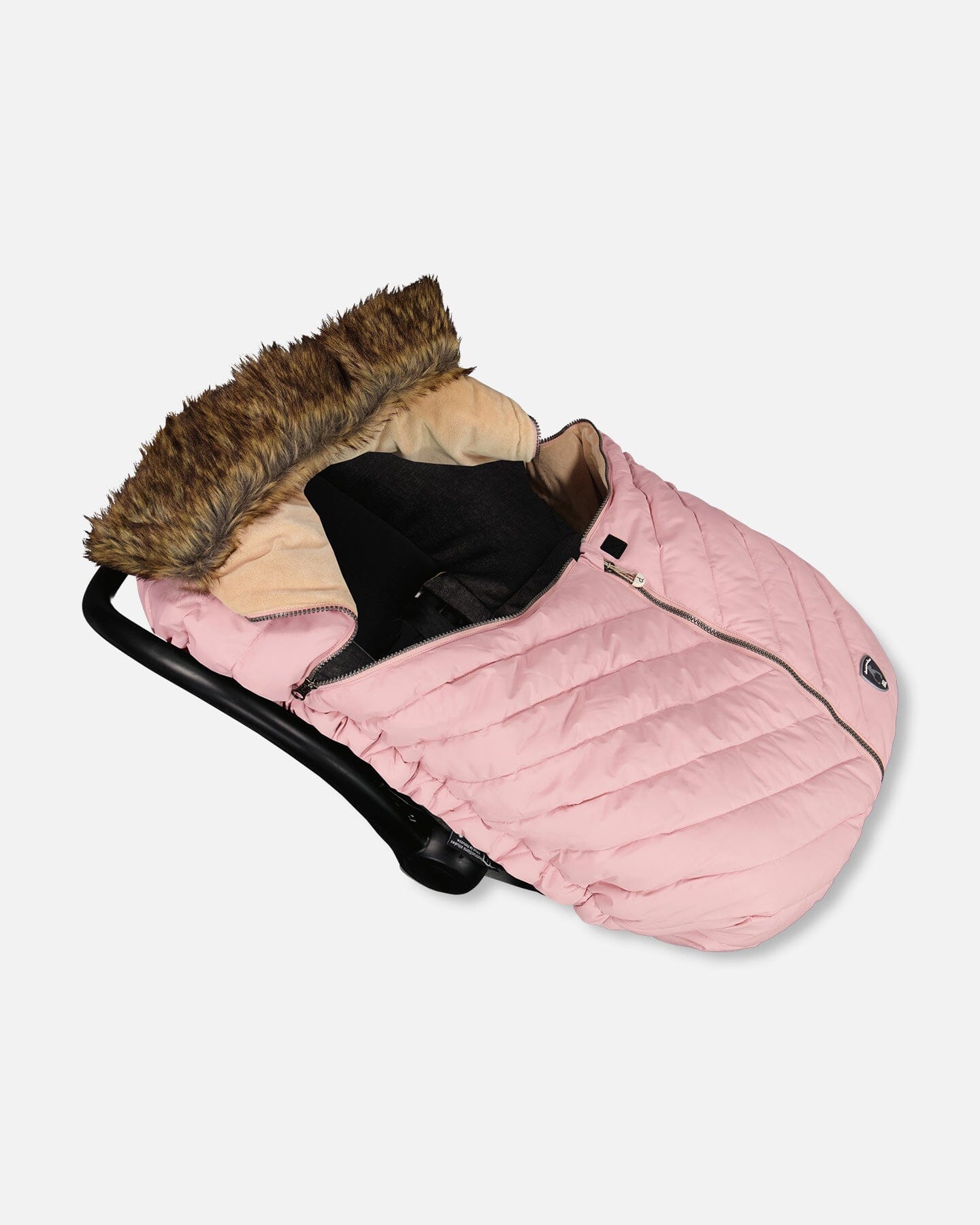 Winter Car Seat Cover Pink Snowsuits Deux par Deux 