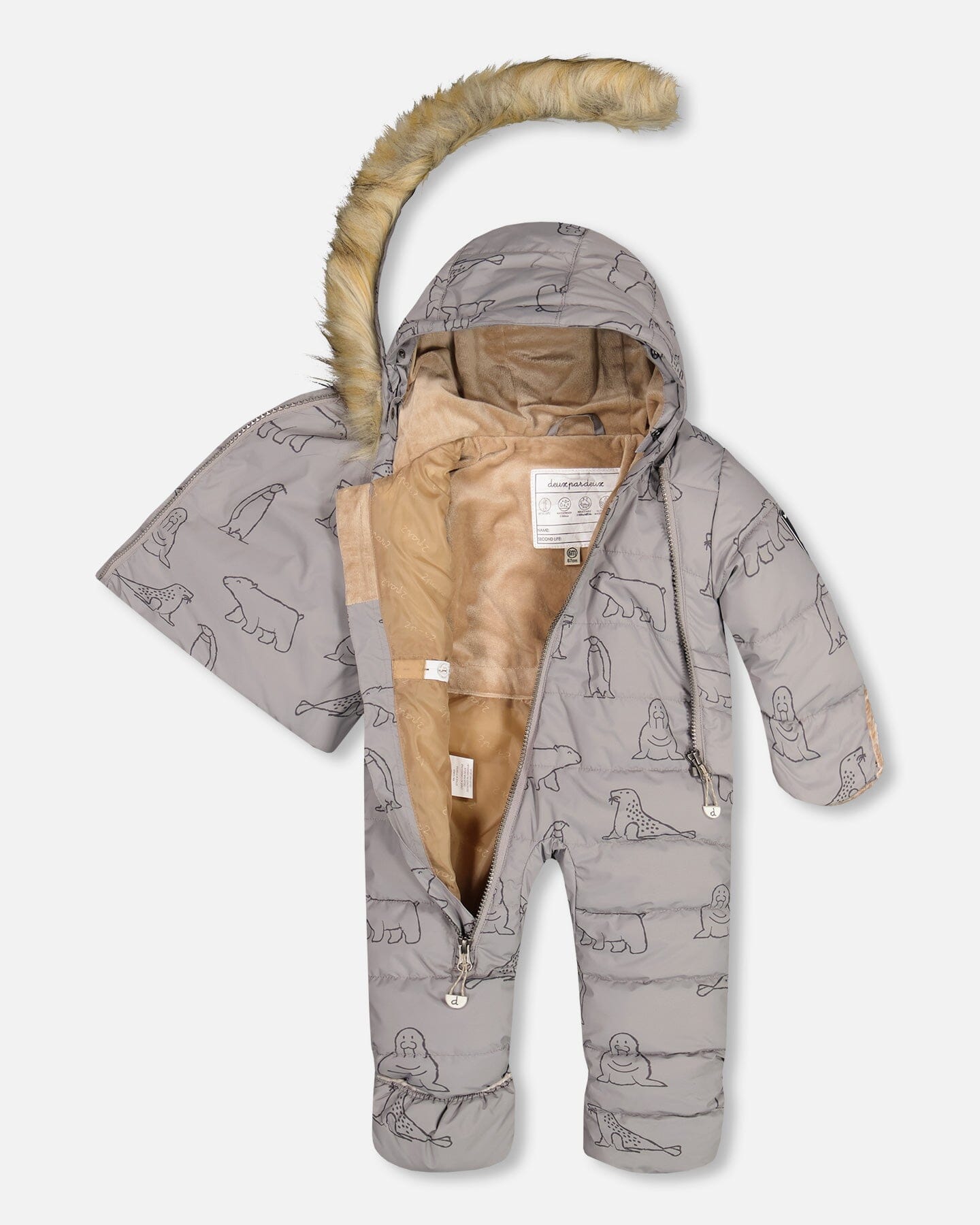 Baby snowsuit clearance grey