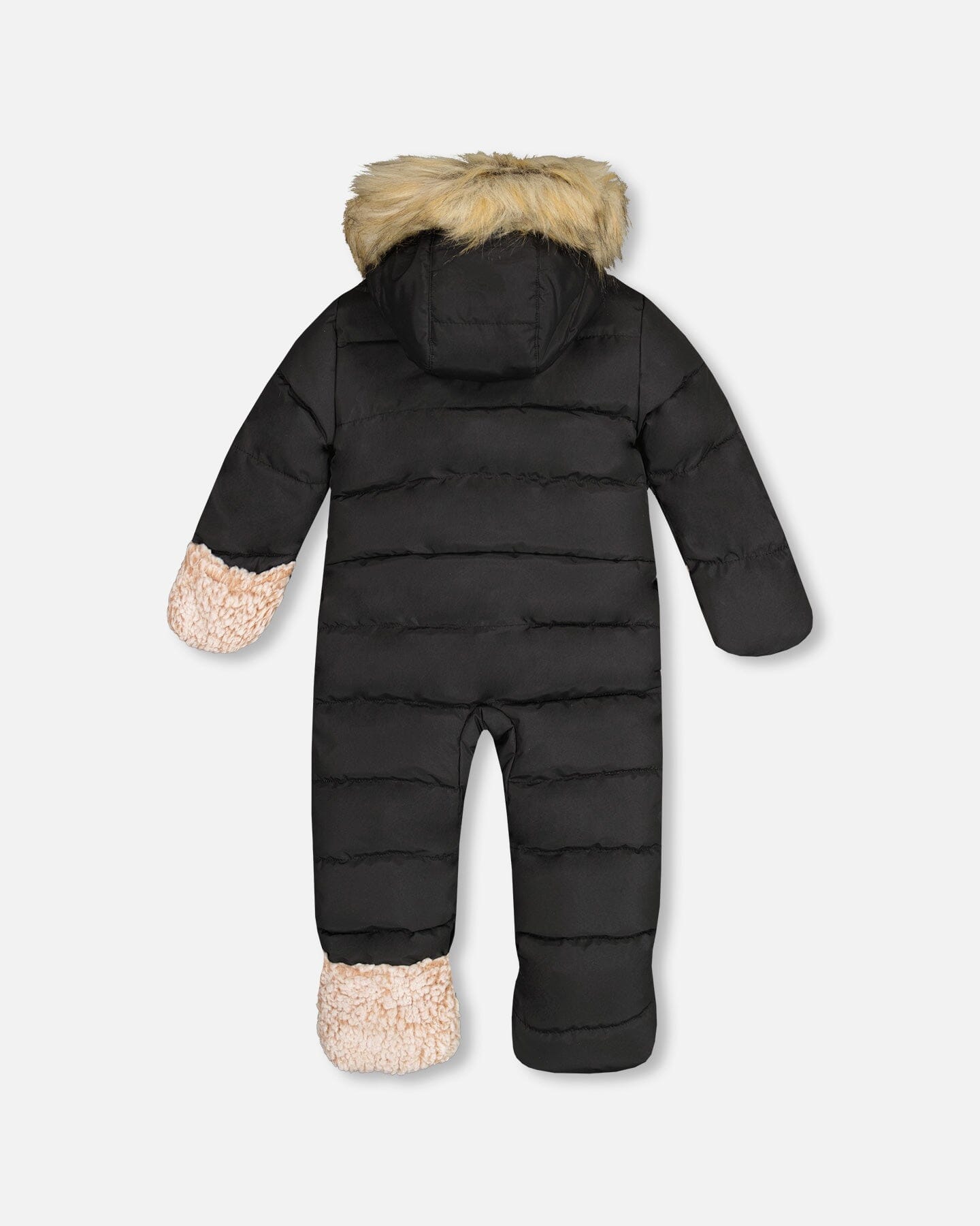 One Piece Baby Car Seat Snowsuit Midnight Black Snowsuits Deux par Deux 