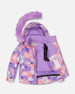 Two Piece Snowsuit Unicorns In The Clouds Print With Lavender Pant - F10D802_530