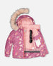 Two Piece Snowsuit Golden Oak With Cat Print Snowsuits Deux par Deux 