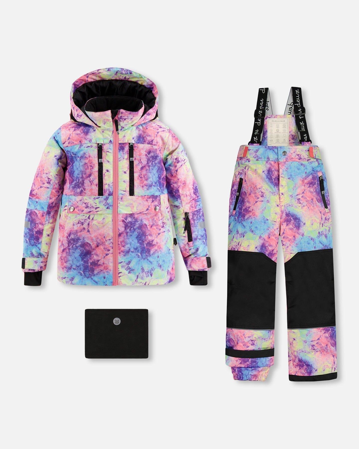 Teknik Two Piece Snowsuit With Frosted Rainbow Print - F10L811_008