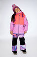 Two Piece Snowsuit Pink Lilac With Geode Print Snowsuits Deux par Deux 