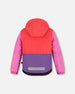 Two Piece Snowsuit Pink Lilac With Geode Print Snowsuits Deux par Deux 