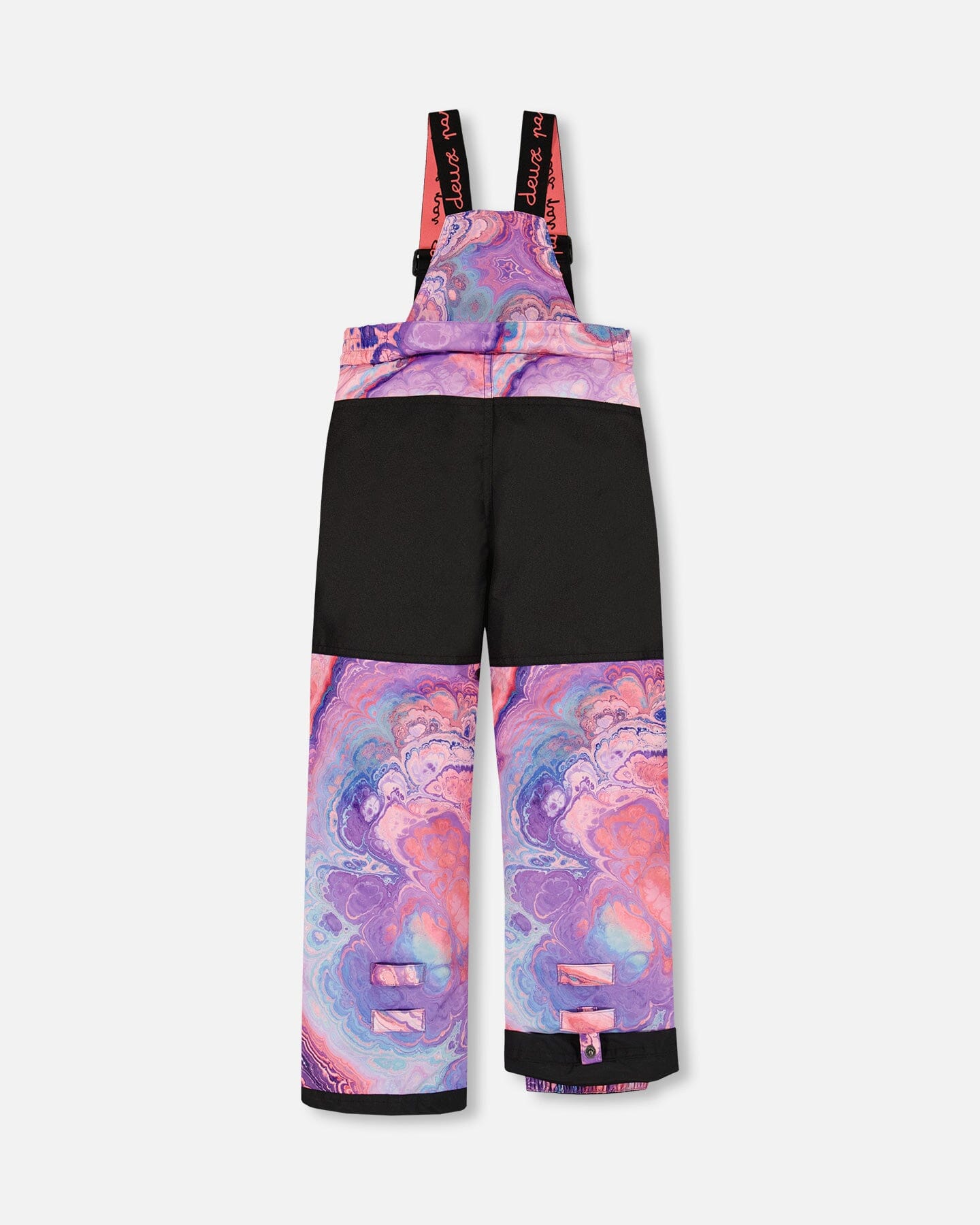 Two Piece Snowsuit Pink Lilac With Geode Print Snowsuits Deux par Deux 